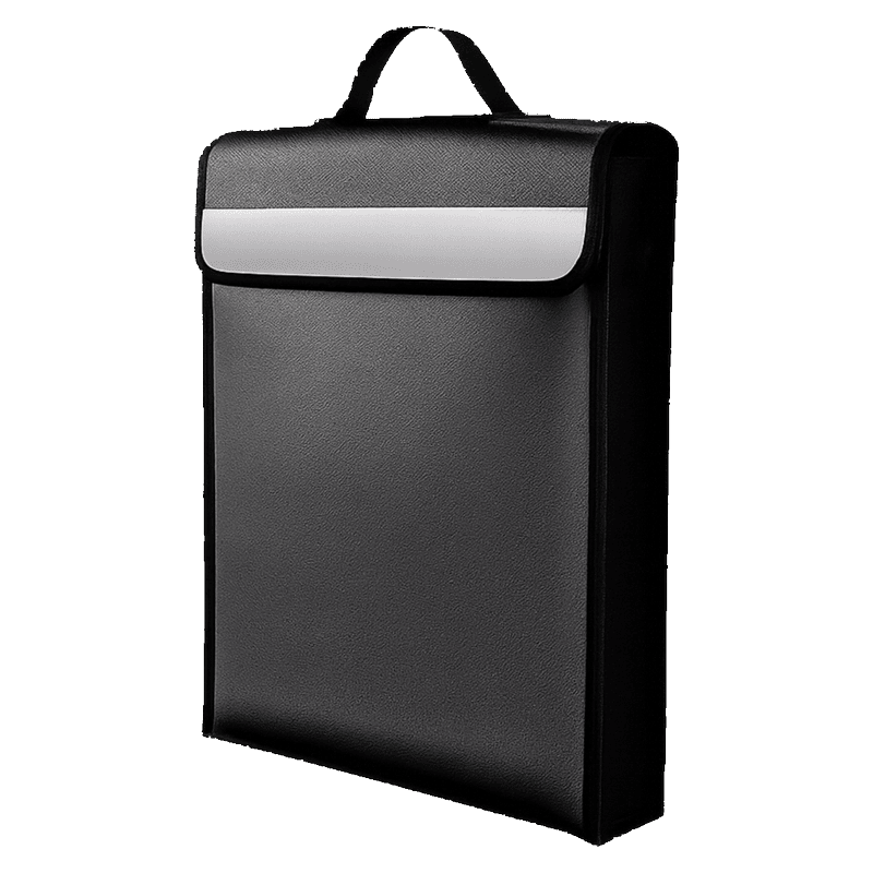 Tall Satchel in black